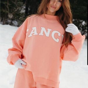 Fancy Fleece Frosted mockneck